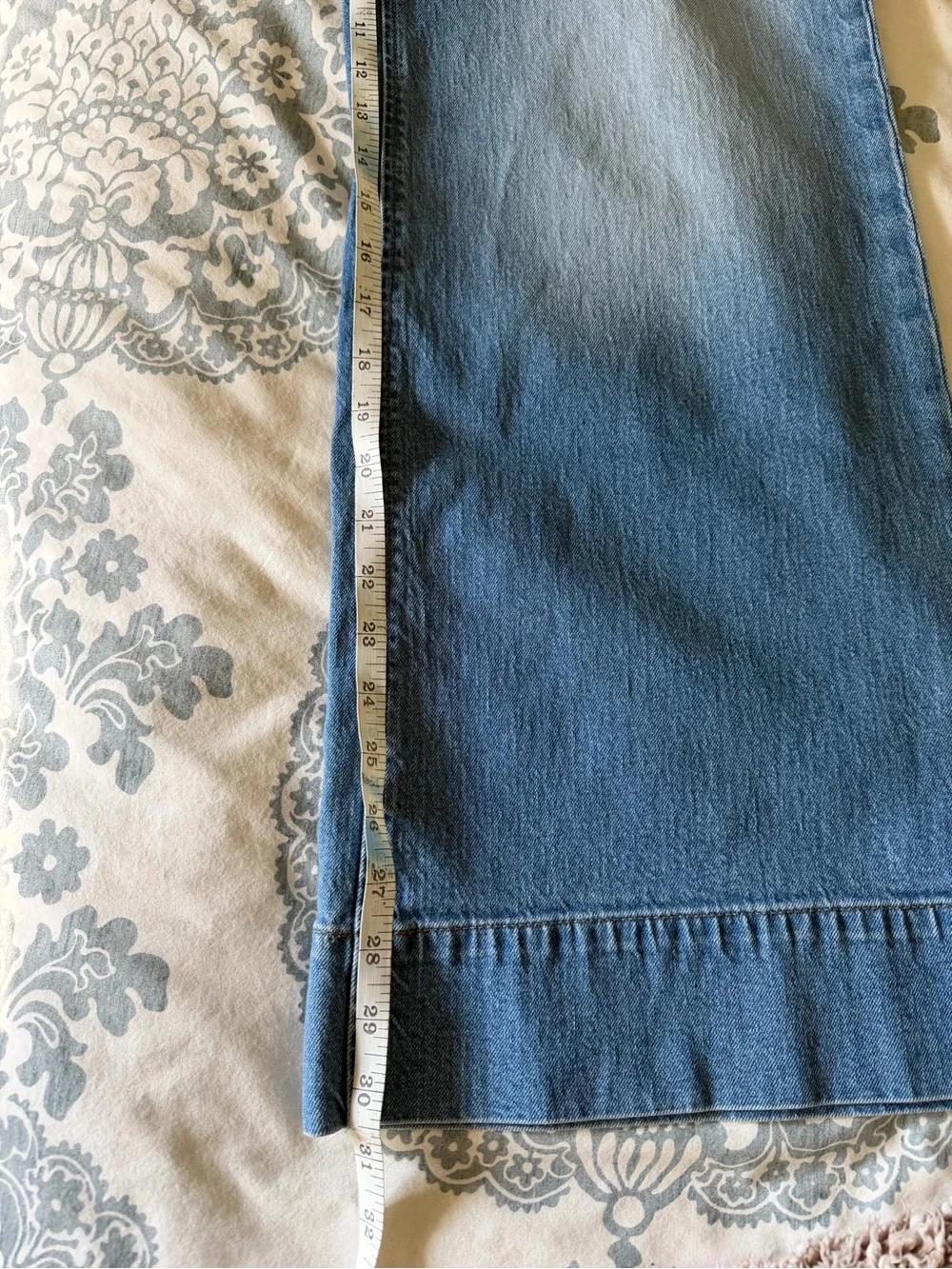 J. Crew High rise Sailor Denim Trouser in 1996 semi-stretch Size 29 Style CC569 - Picture 10 of 10